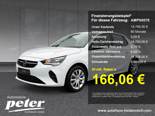 Opel Corsa 21.130 km 14.740 &euro; Nordhausen 99734