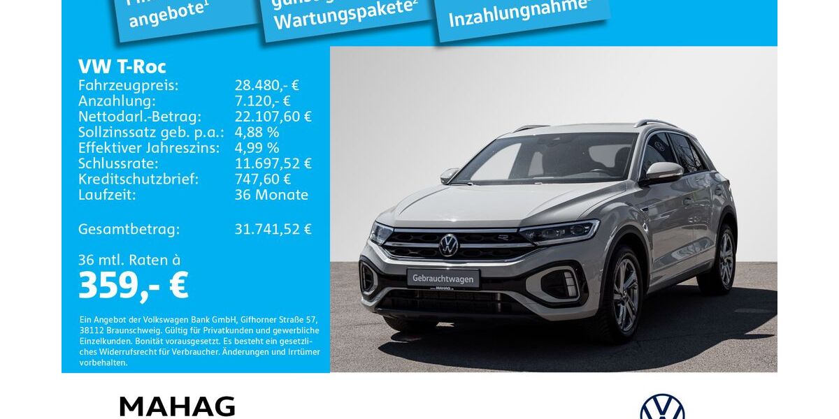 VW T-Roc 32.484 km 28.480 &euro; München 81825