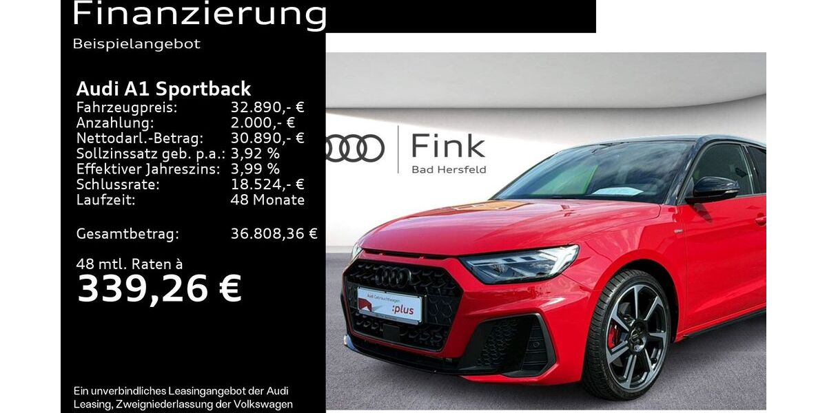 Audi A1 7.240 km 32.890 &euro; Bad Hersfeld 36251