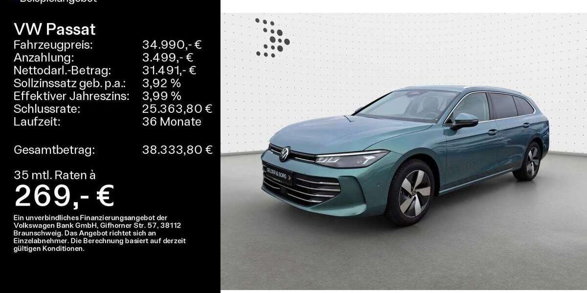 VW Passat 12.626 km 34.990 &euro; Coburg 96450