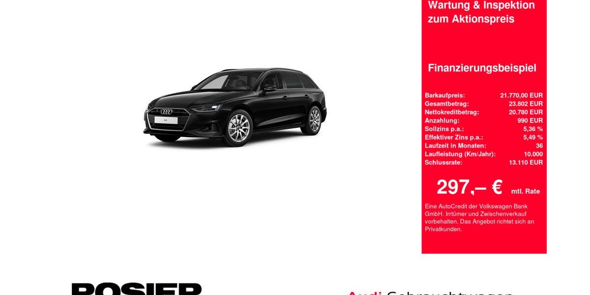 Audi A4 50.175 km 21.770 &euro; Menden 58706