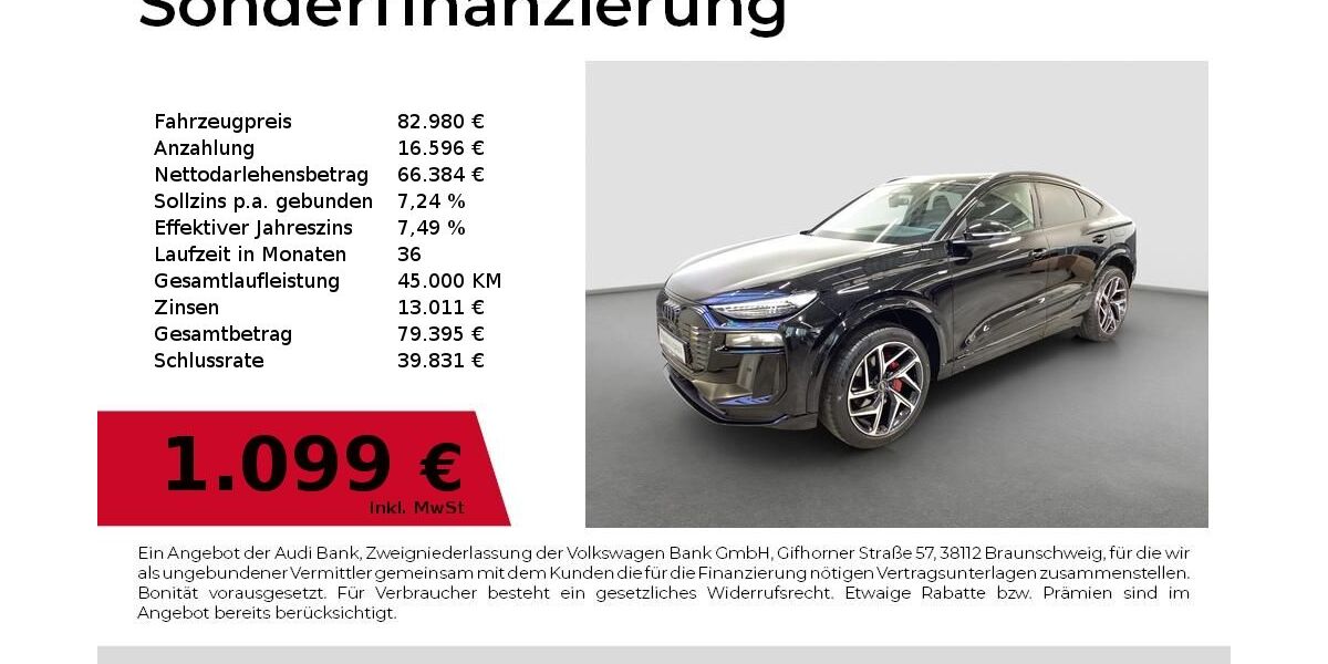 Audi Q6 e-tron 4.900 km 82.980 &euro; Fürth 90763