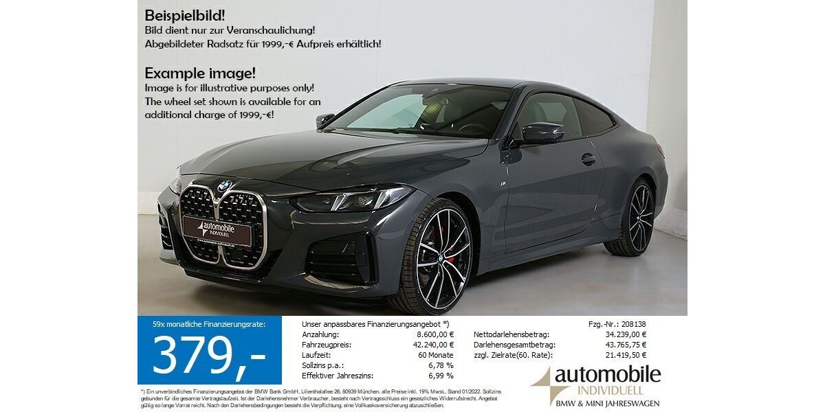 BMW 420 26.000 km 40.950 &euro; Paderborn 33100