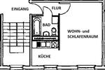 Etagenwohnung Bernsdorf - 1 Zimmer, 30 m&sup2;, 140&euro; | Angebot:26296743