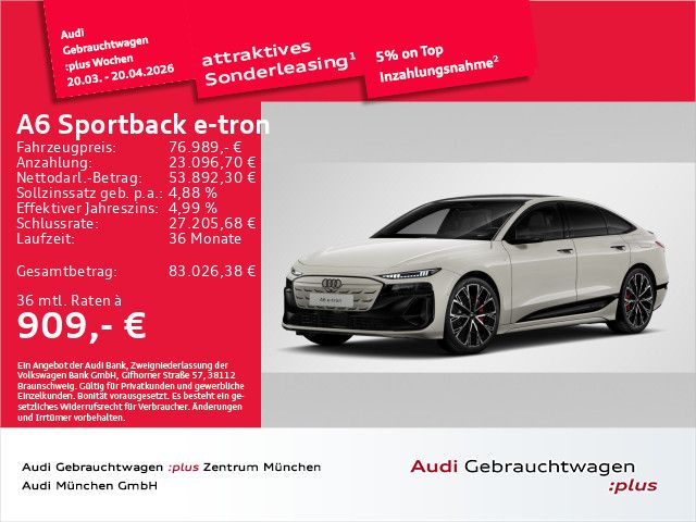 Audi A6 e-tron 19.873 km 76.989 &euro; Eching 85386