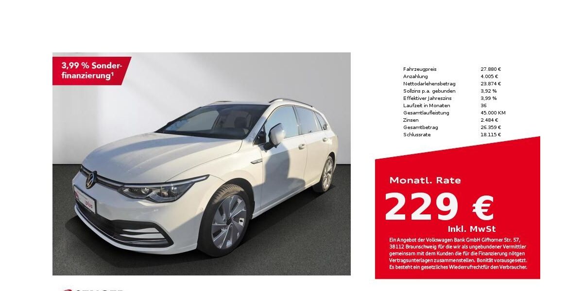 VW Golf 38.900 km 26.880 &euro; Bad Oldesloe 23843