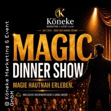 Magic Dinner Show mit 3-Gang-Menü - Die besondere Dinner Show 23.01.2027 Hotel Antares