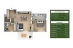 Etagenwohnung Burgthann Heinleinshof - 3 Zimmer, 90 m&sup2;, 422.323&euro; | Angebot:25820661