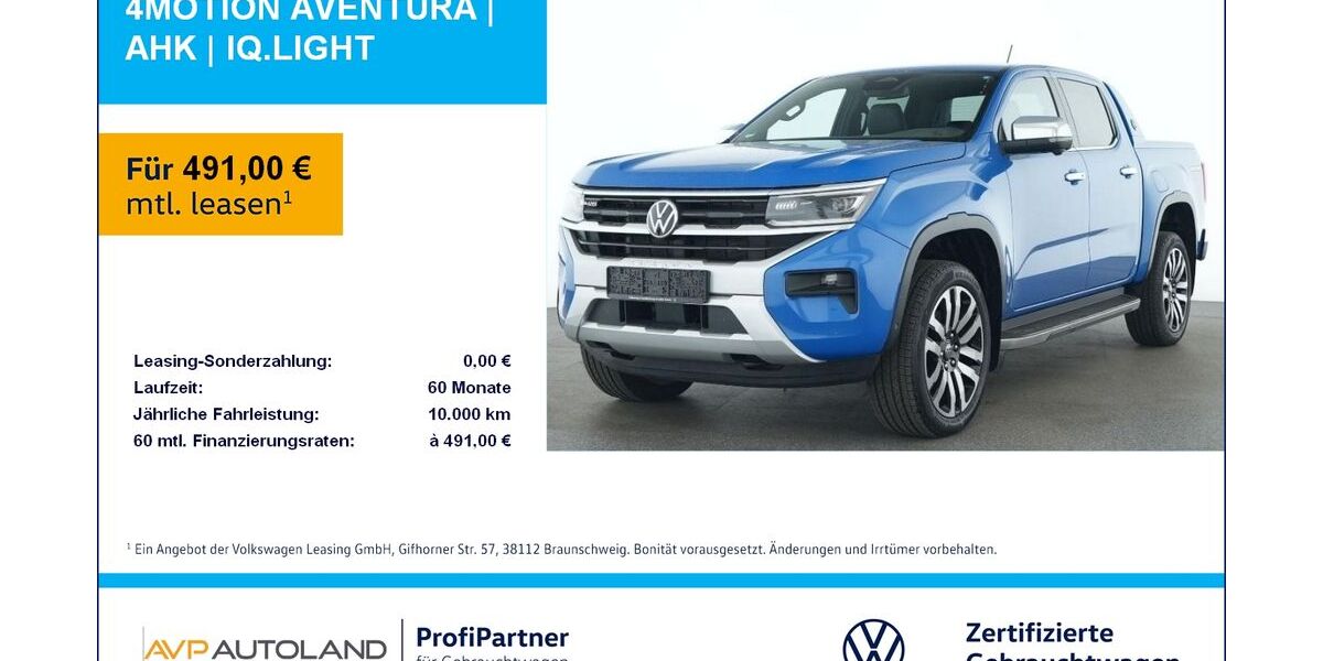 VW Amarok 4.733 km 52.910 &euro; Plattling 94447