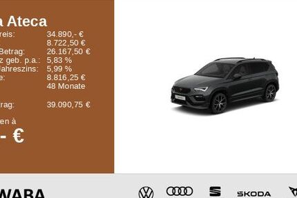 Cupra Ateca 38.800 km 34.890 &euro; Gersthofen 86368