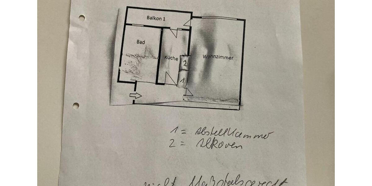 Erdgeschoßwohnung Düsseldorf Stadtbezirk 5 - 1 Zimmer, 49 m&sup2;, 219.000&euro; | Angebot:24870491