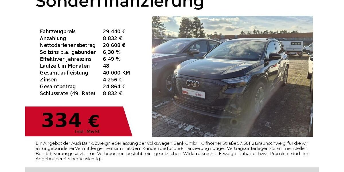 Audi Q4 e-tron 50.300 km 29.440 € Nürnberg 90411