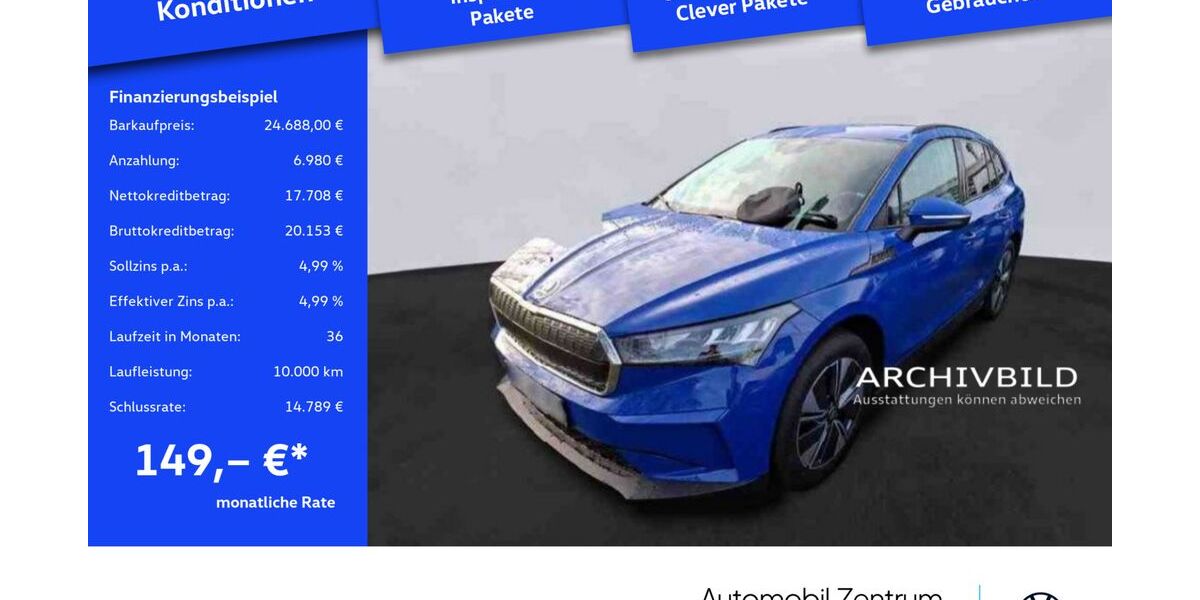 Skoda Enyaq 22.325 km 24.688 &euro; Leverkusen 51379