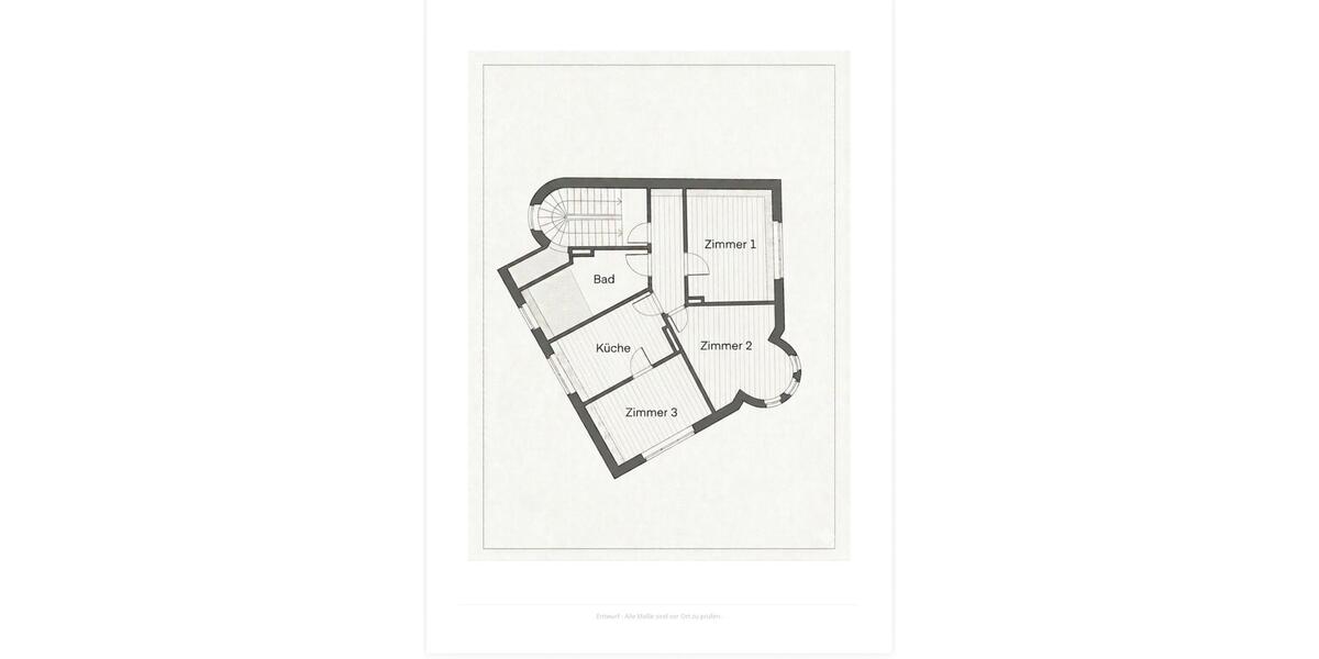 Etagenwohnung Eisenach - 3 Zimmer, 88 m&sup2;, 770&euro; | Angebot:26407213