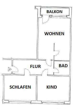 Etagenwohnung Dresden Johannstadt-Süd - 3 Zimmer, 80 m&sup2;, 720&euro; | Angebot:26824802