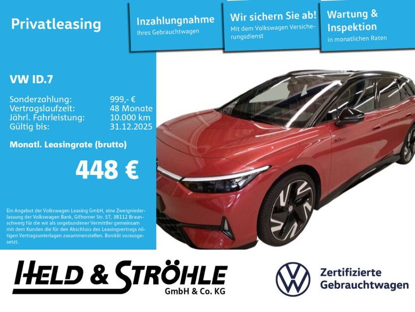 VW ID.7 12.412 km 52.670 € Neu-Ulm 89231