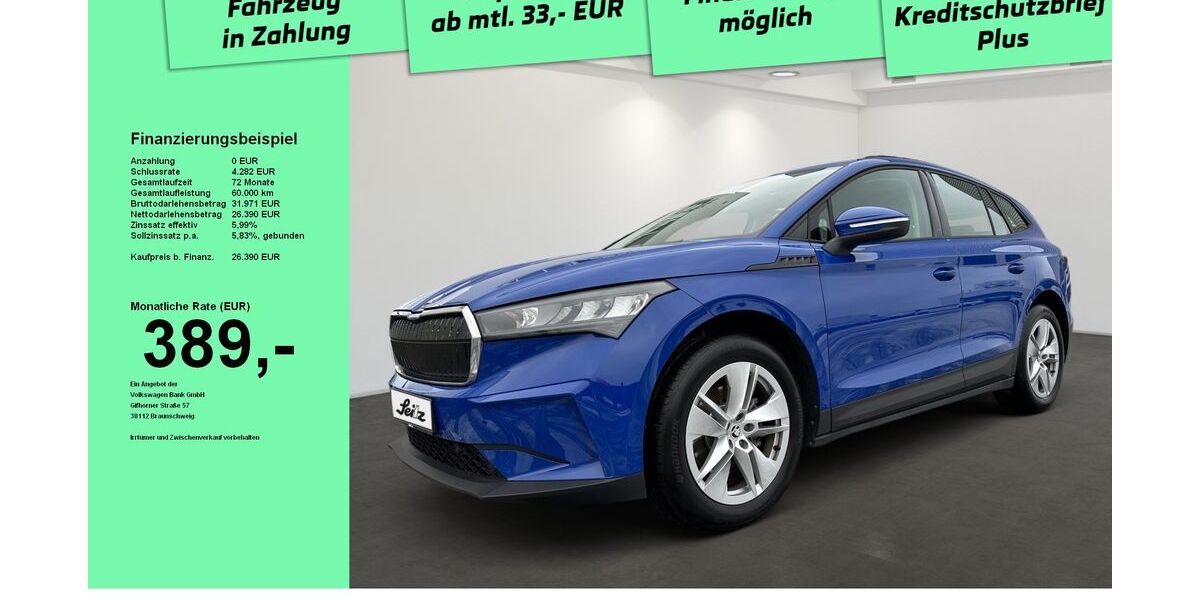 Skoda Enyaq 13.820 km 26.390 &euro; Memmingen 87700