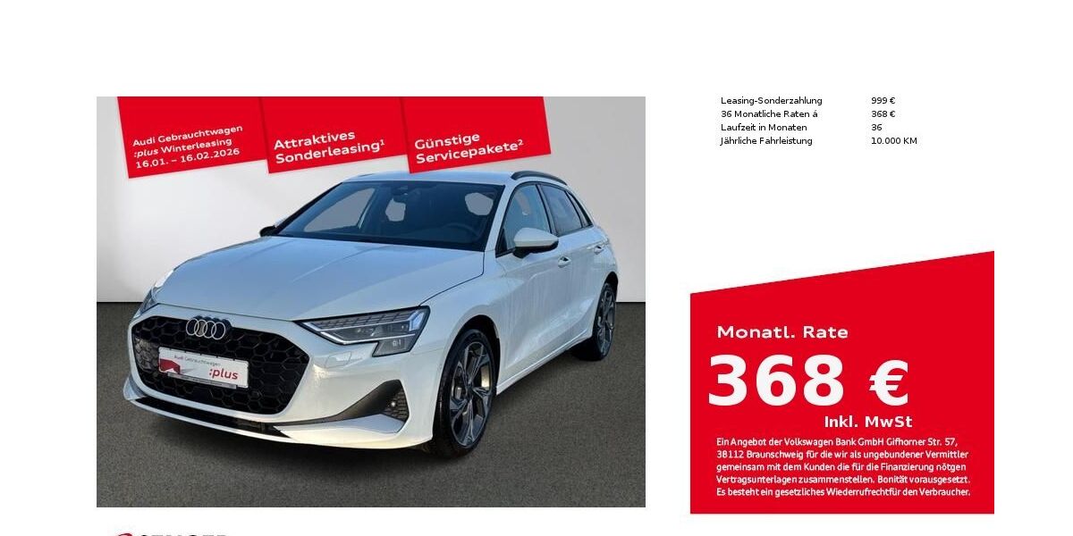 Audi A3 4.180 km 36.980 &euro; Bielefeld 33609