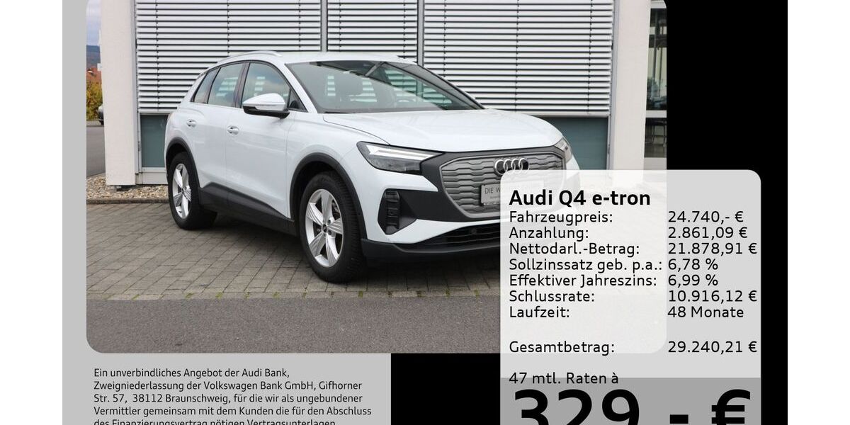 Audi Q4 e-tron 56.238 km 21.895 &euro; Buergstadt 63927