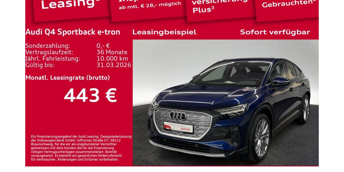 Audi Q4 e-tron 7.750 km 43.920 &euro; Berlin 10587