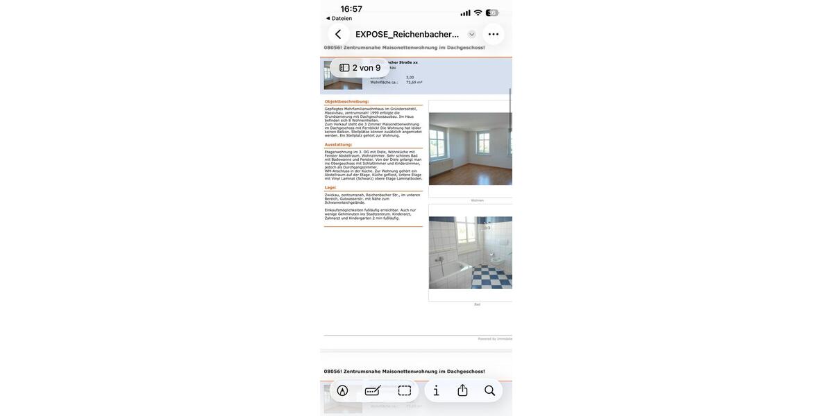 Maisonettenwohnung Zwickau - 3 Zimmer, 74 m&sup2;, 65.000&euro; | Angebot:27264894