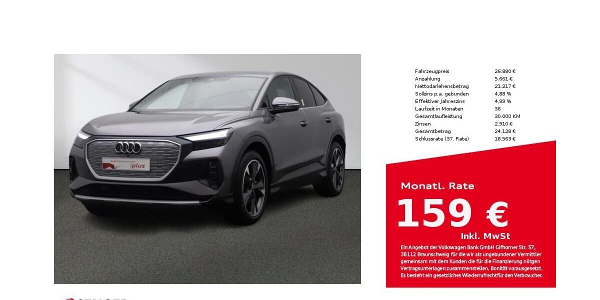 Audi Q4 e-tron 31.253 km 25.880 &euro; Münster 48153