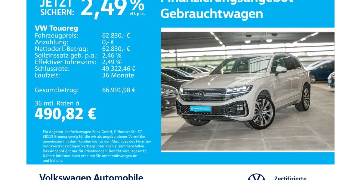 VW Touareg 16.332 km 60.680 &euro; Stuttgart-Feuerbach 70469