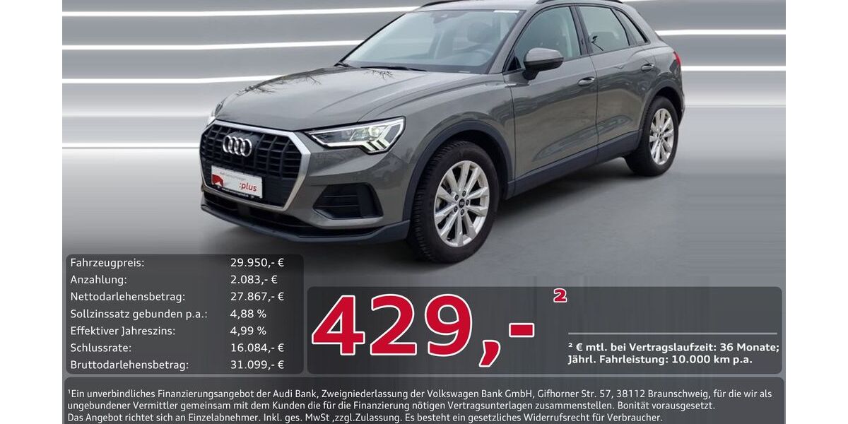 Audi Q3 15.203 km 29.950 &euro; Ingolstadt 85057