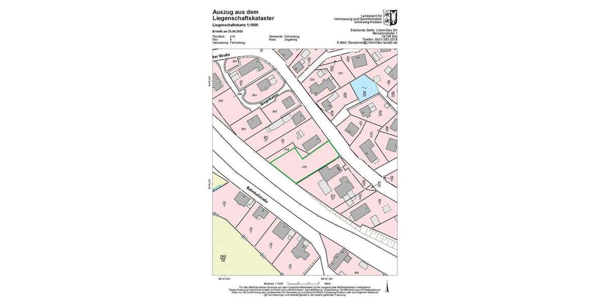 Grundstück Fahrenkrug - 199.000&euro; | Angebot:23154043