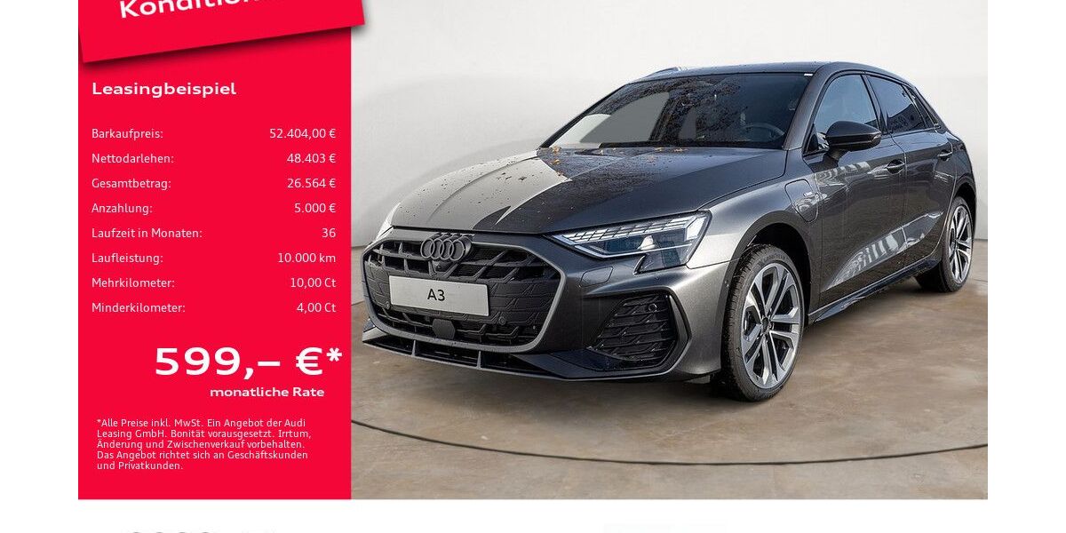 Audi A3 4.000 km 52.404 &euro; Potsdam 14482