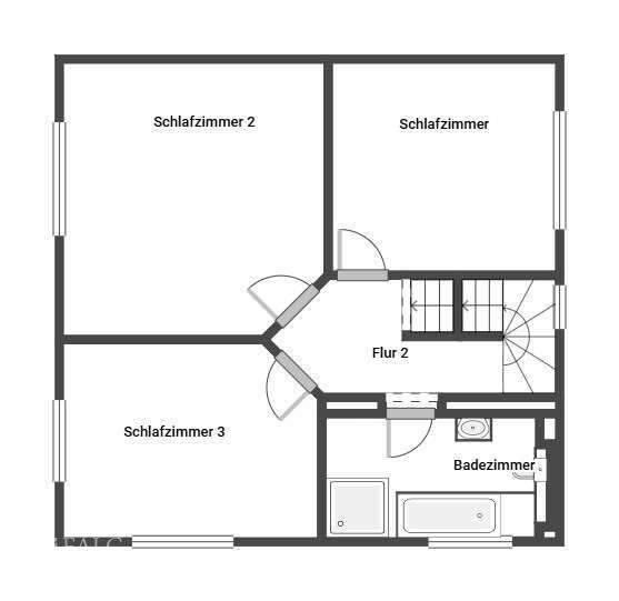 Etagenwohnung Bonn Geislar - 5 Zimmer, 165 m&sup2;, 599.000&euro; | Angebot:25739552