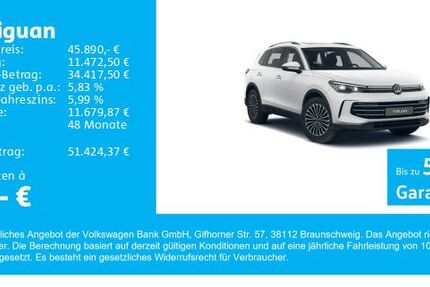 VW Tiguan 6.400 km 45.890 &euro; Gersthofen 86368