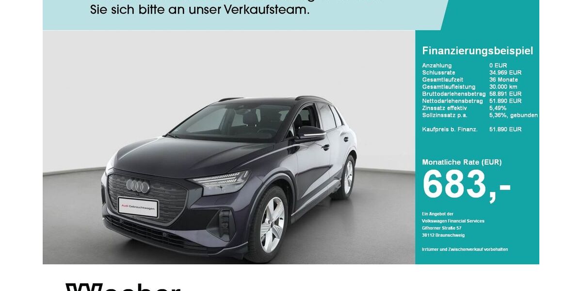 Audi Q4 e-tron 8.013 km 51.890 &euro; Leonberg 71229