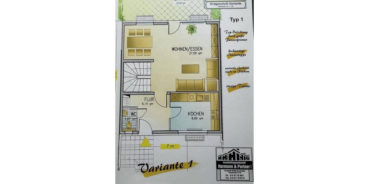 Reihenendhaus Hanau Klein-Auheim Klein-Auheim - 4 Zimmer, 158 m&sup2;, 585.000&euro; | Angebot:26929280