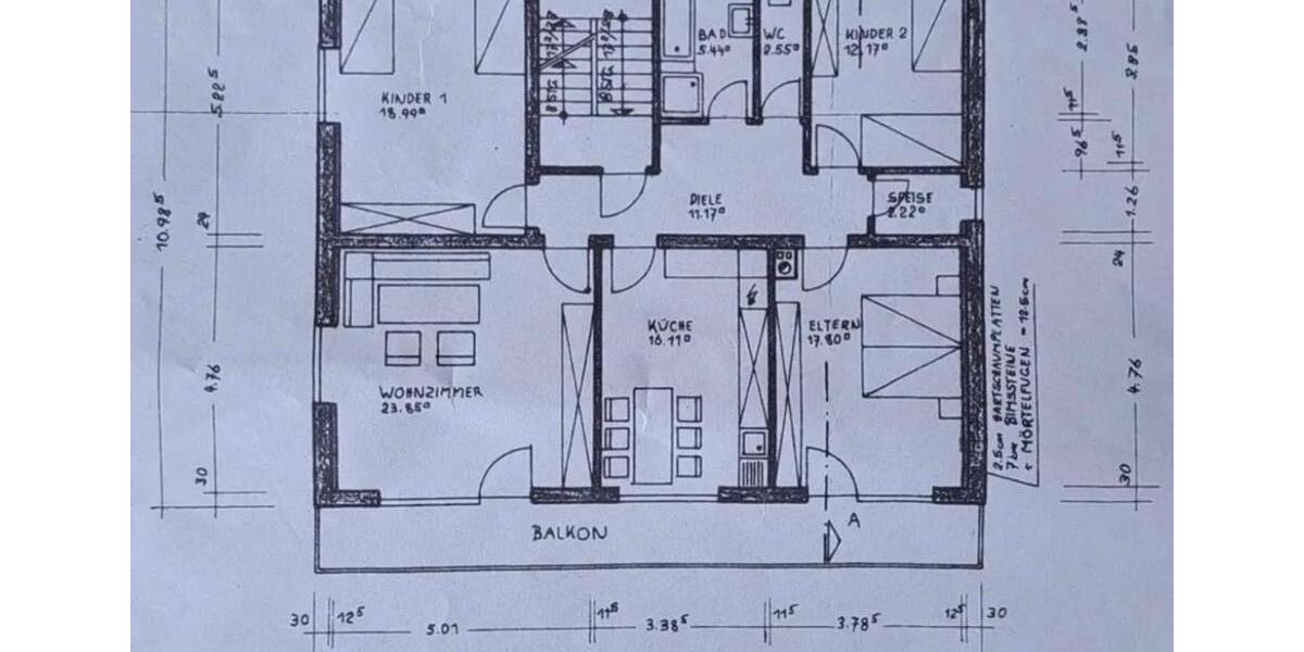 Etagenwohnung Büchlberg - 4 Zimmer, 114 m&sup2;, 229.000&euro; | Angebot:27189768