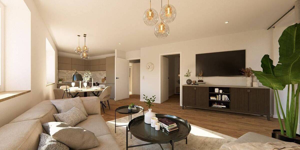 Etagenwohnung Greven - 2 Zimmer, 60 m&sup2;, 309.000&euro; | Angebot:26703220
