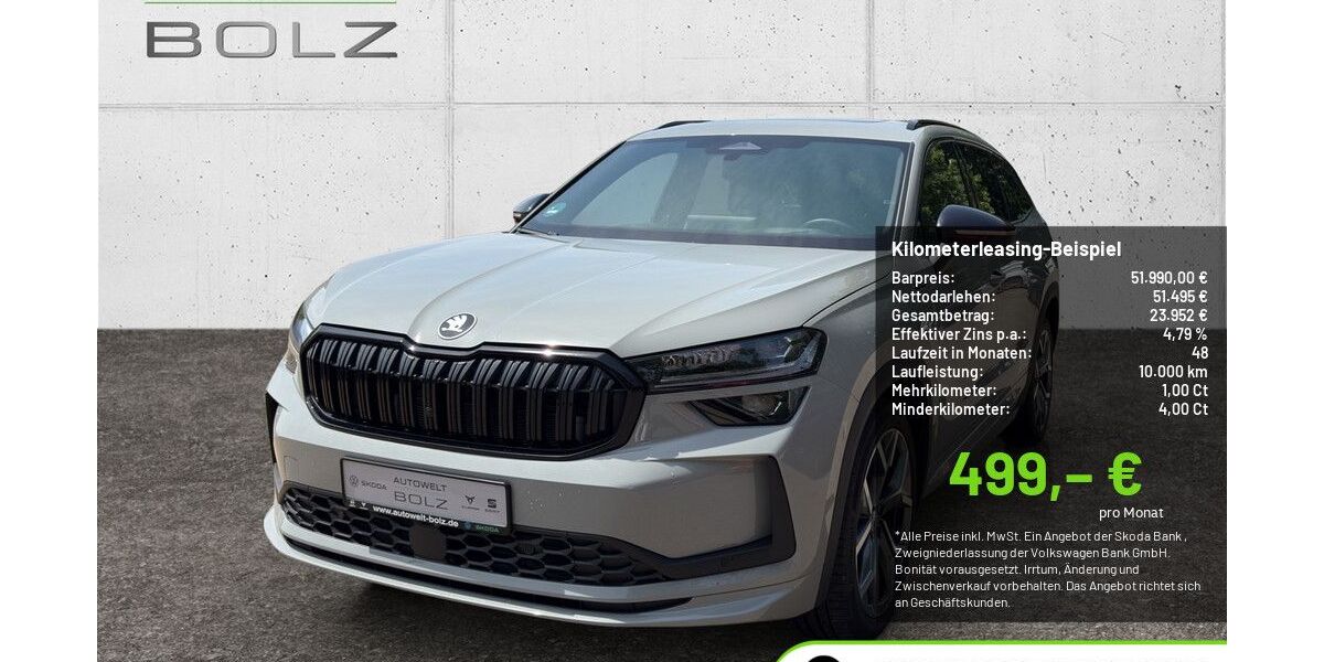 Skoda Kodiaq 9.999 km 51.990 &euro; Pulheim-Brauweiler 50259