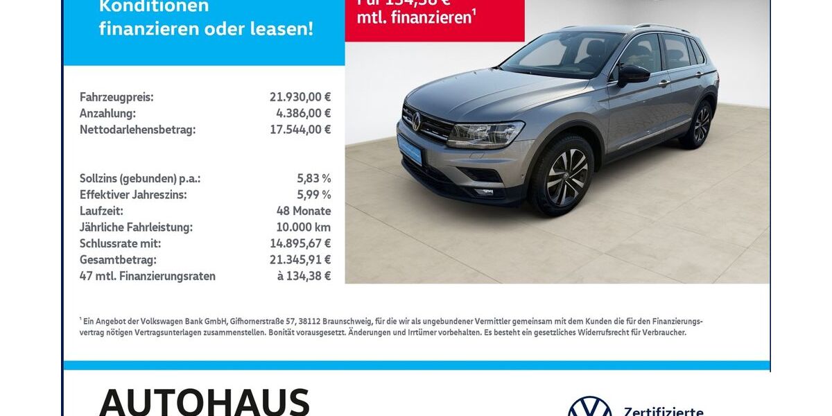 VW Tiguan 85.516 km 20.990 &euro; Bitterfeld-Wolfen 06749