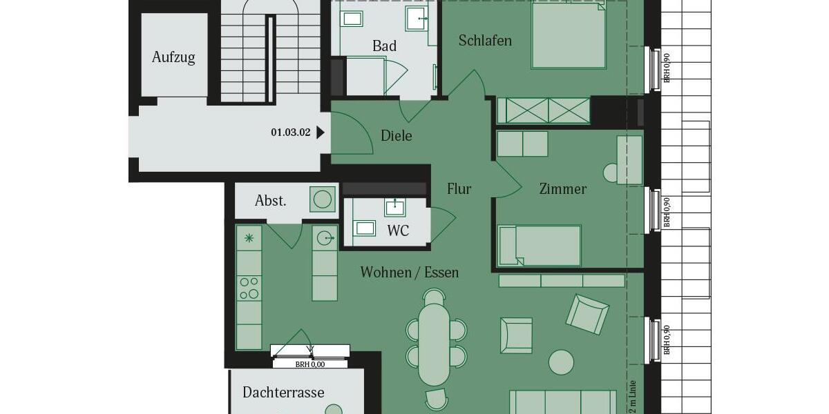 Einfamilienhaus Mühlheim am Main - 3 Zimmer, 85 m&sup2;, 1.555&euro; | Angebot:25992404