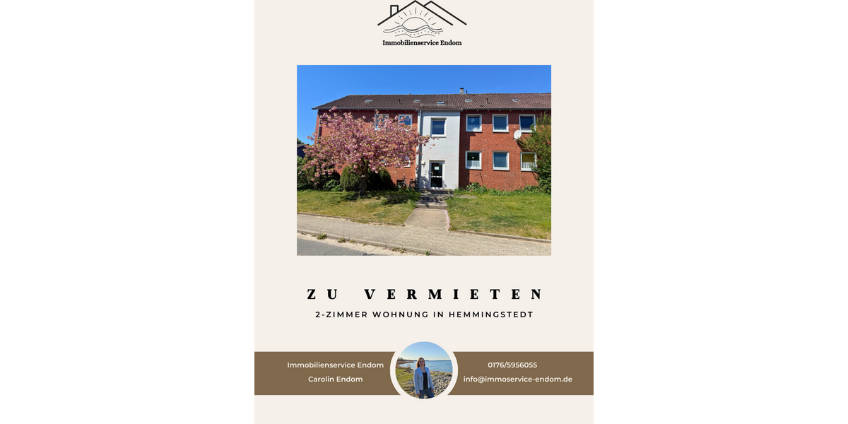Etagenwohnung Hemmingstedt - 2 Zimmer, 35 m&sup2;, 310&euro; | Angebot:26493526