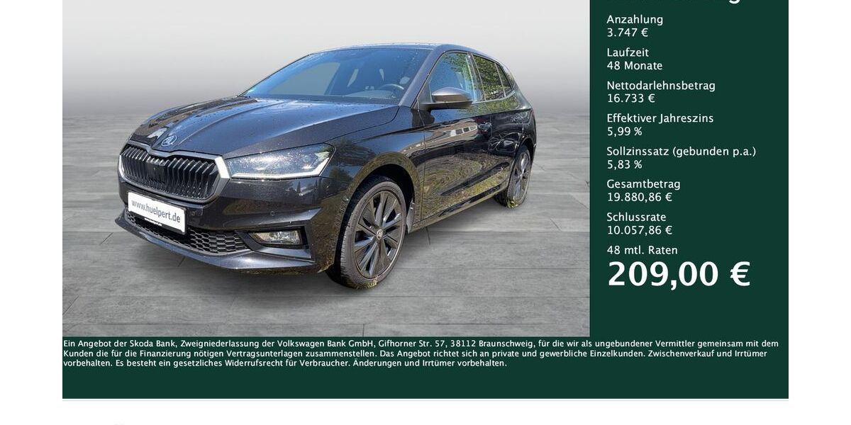 Skoda Fabia 62.454 km 20.480 &euro; Dortmund 44269