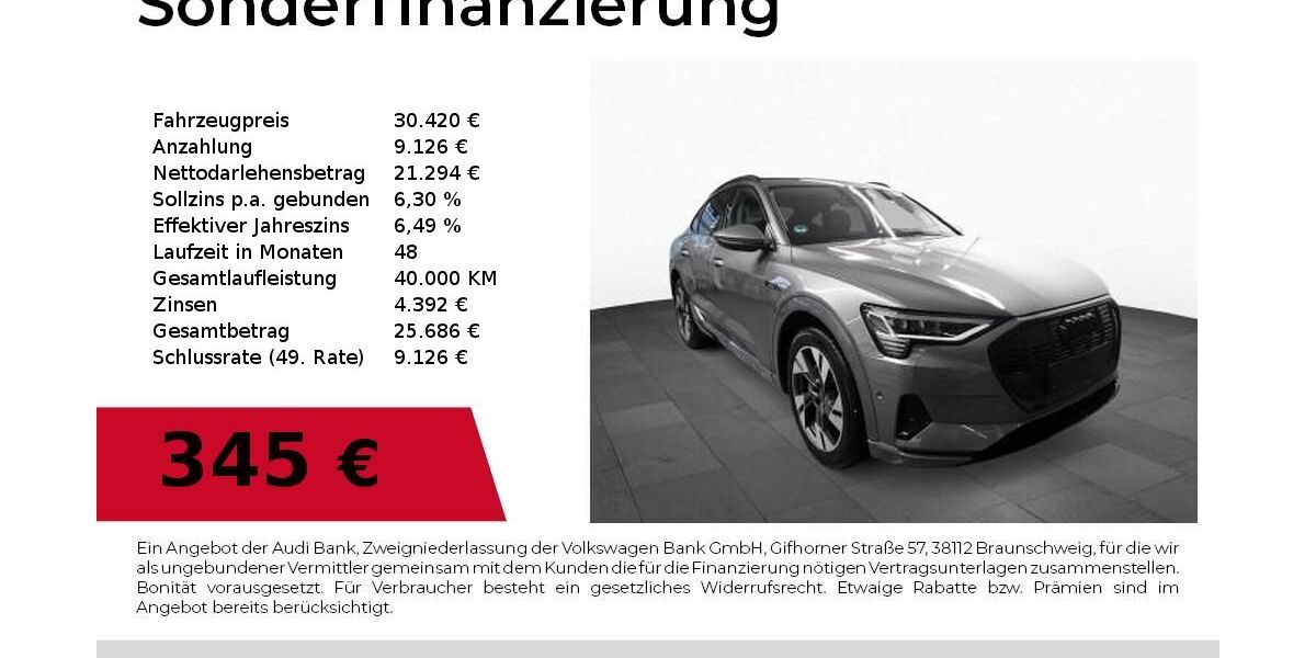 Audi e-tron 80.600 km 30.420 € Nürnberg 90411