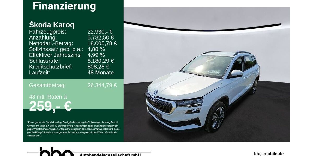 Skoda Karoq 95.173 km 22.930 &euro; Kehl 77694