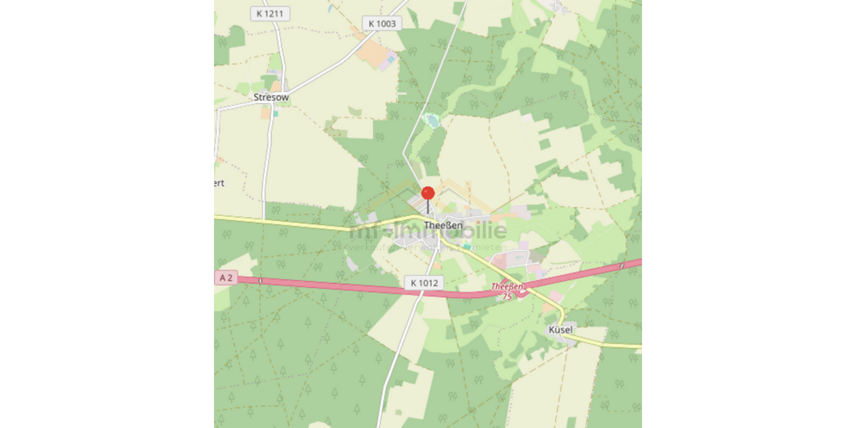 Großes Baugrundstück in ruhiger Nebenstrasse Theeßen zimmer