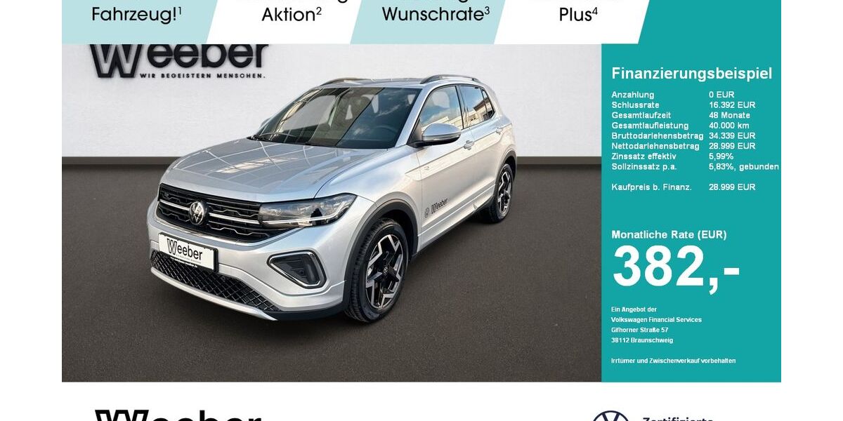 VW T-Cross 1.015 km 28.999 &euro; Weil der Stadt 71263