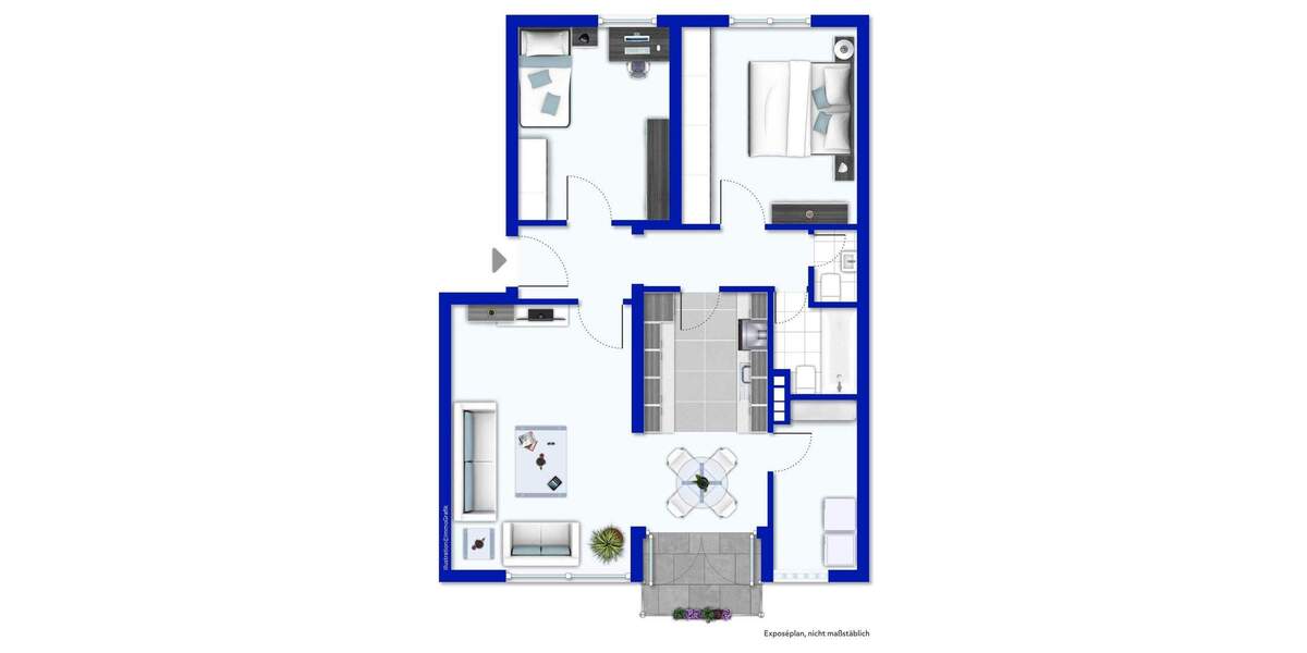 Etagenwohnung Amberg - 3 Zimmer, 77 m&sup2;, 255.000&euro; | Angebot:25687383