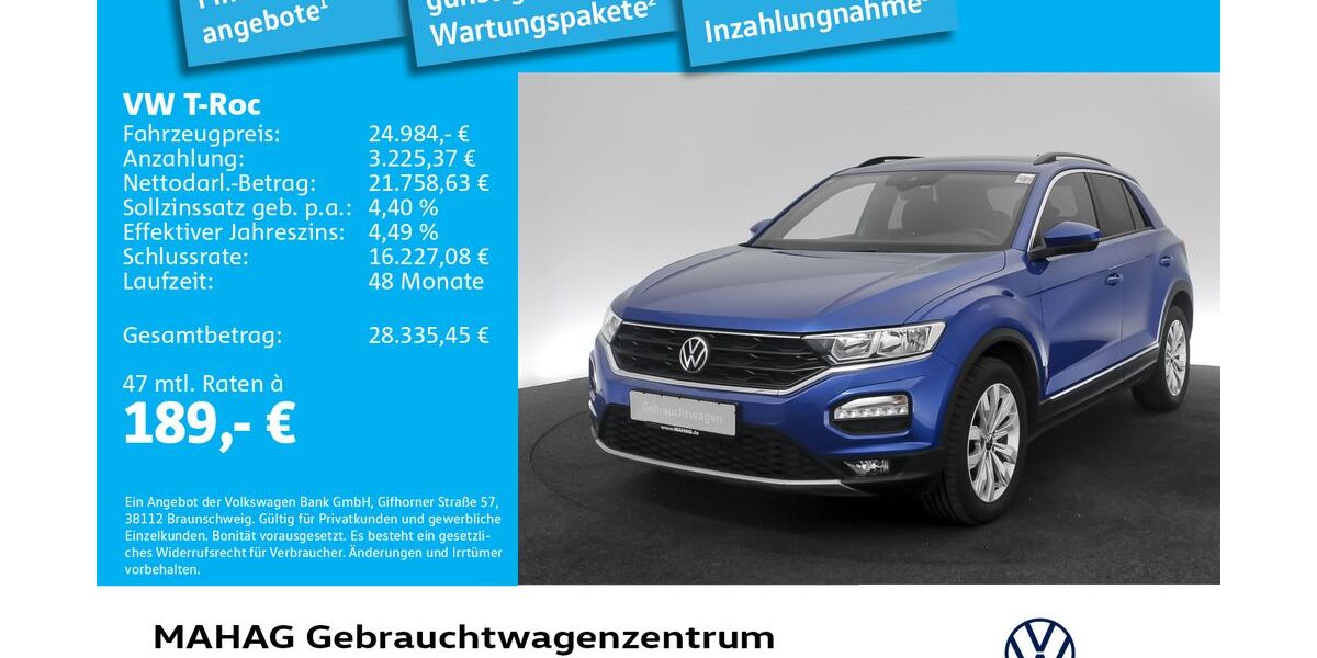 VW T-Roc 39.628 km 24.984 &euro; München 80935