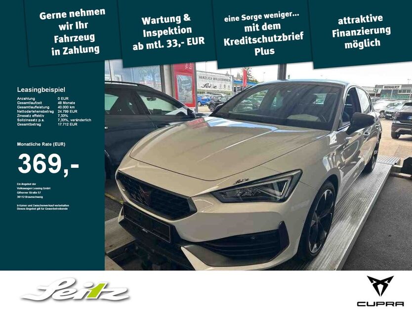 Cupra Leon 27.645 km 24.590 € Weingarten 88250