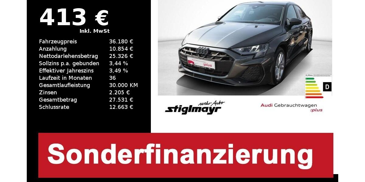 Audi A3 29.666 km 36.180 &euro; Pfaffenhofen 85276