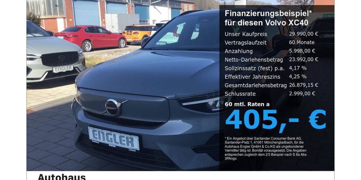 Volvo XC40 32.315 km 29.990 &euro; Lübeck 23566